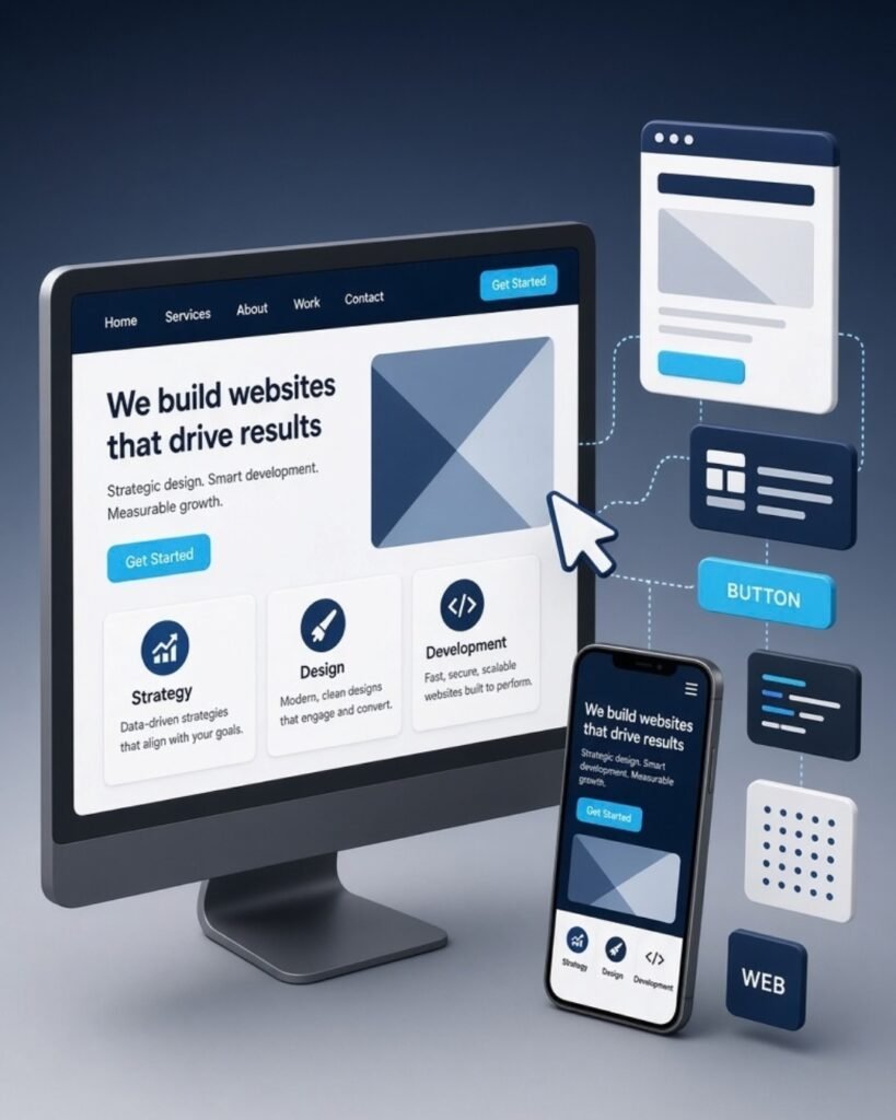 Website development services by Aakvora Digital